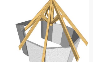 003 PROGETTO PER TETTO OTTAGONALE